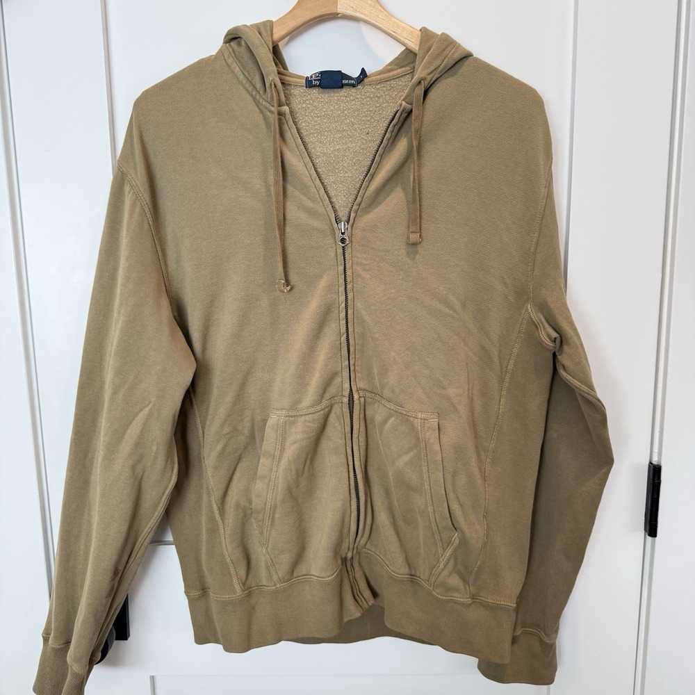 Vintage Polo Ralph Lauren Men's L Full Zip Hoodie Cotton 90's Made in Peru